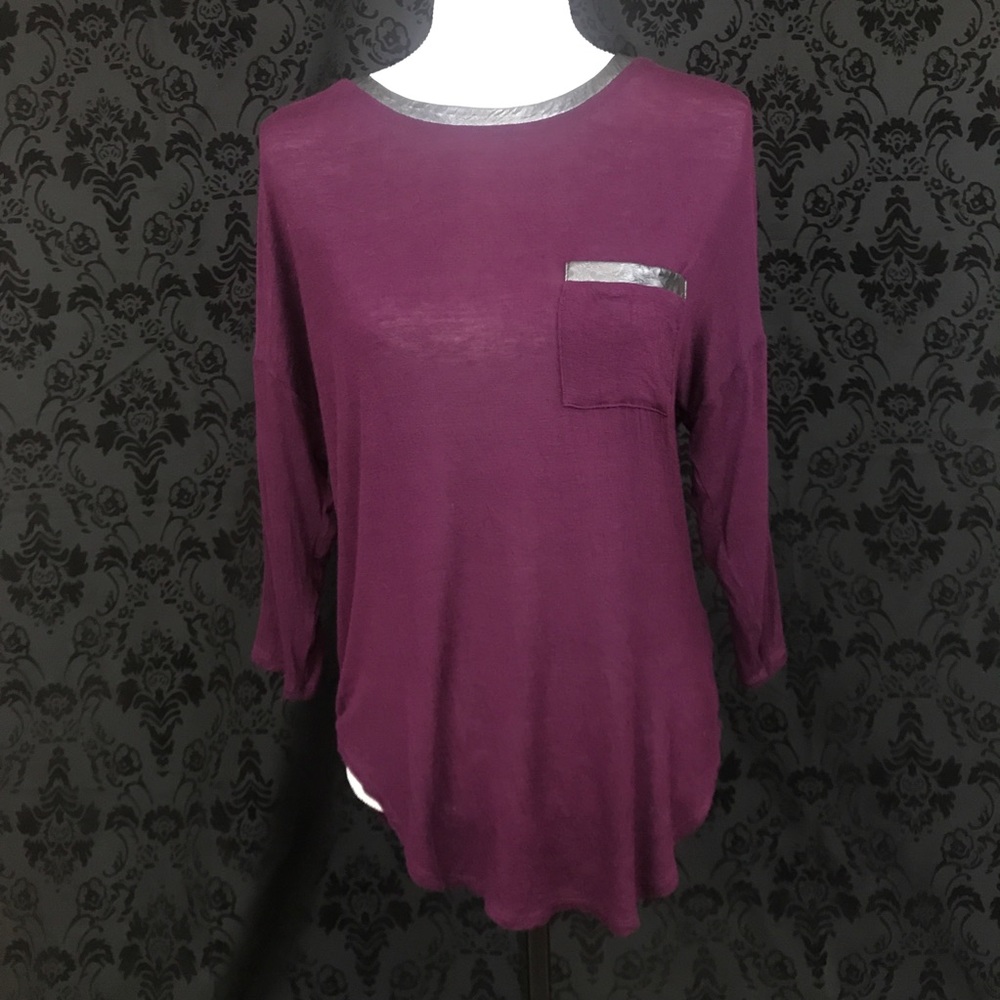 Xhilaration • Ladies S Top • Wine Color